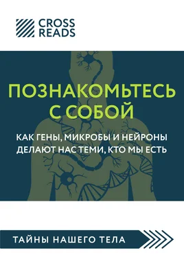 Полина Крыжевич Саммари книги «Познакомьтесь с собой. Как гены, микробы и нейроны делают нас теми, кто мы есть» обложка книги