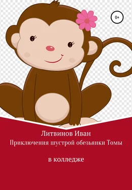 Иван Литвинов Приключения шустрой обезьянки Томы в колледже обложка книги