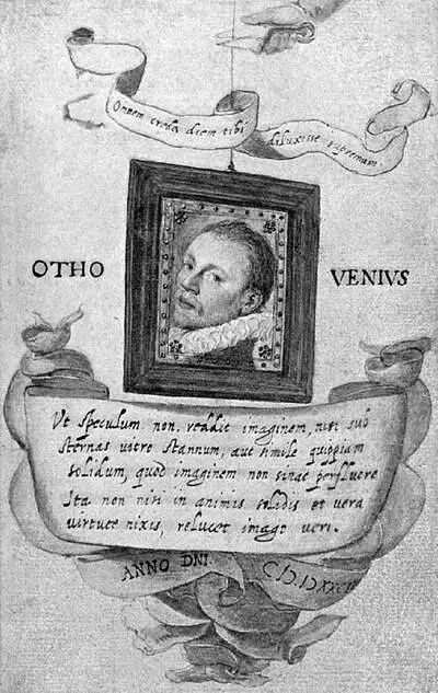 Отто ван Вен Автопортрет 1584 Рисунок из Альбома Album Amicorum - фото 27