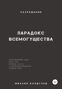 Михаил Калдузов Парадокс всемогущества, непреодолимой силы, кучи, зла… Разрешение обложка книги