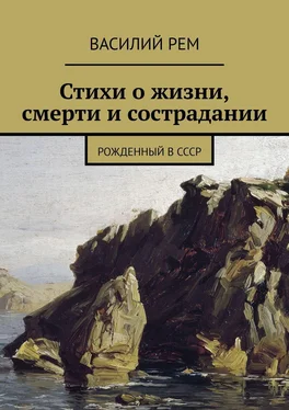 Василий Рем Стихи о жизни, смерти и сострадании. Рожденный в СССР обложка книги