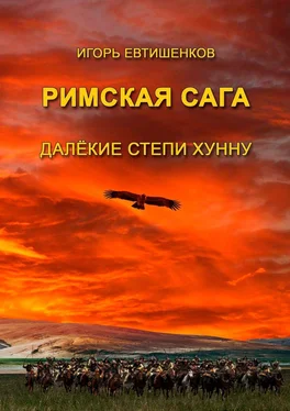 Игорь Евтишенков Римская сага. Далёкие степи хунну обложка книги