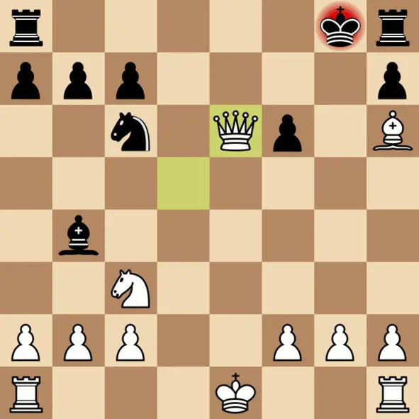 ПАРТИЯ 15 1e4 e5 2d4 ed 3Bc4 Nc6 4Nf3 Nf6 5OO Bc5 6e5 Ng4 - фото 15