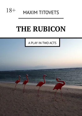 Maxim Titovets The Rubicon. A play in two acts обложка книги