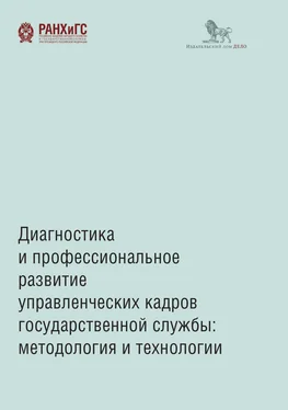 Array Коллектив авторов Диагностика и профессиональное развитие управленческих кадров государственной службы. Методология и технологии обложка книги