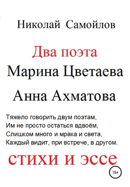 Николай Самойлов Два поэта. Марина Цветаева, Анна Ахматова. Стихи и эссе обложка книги