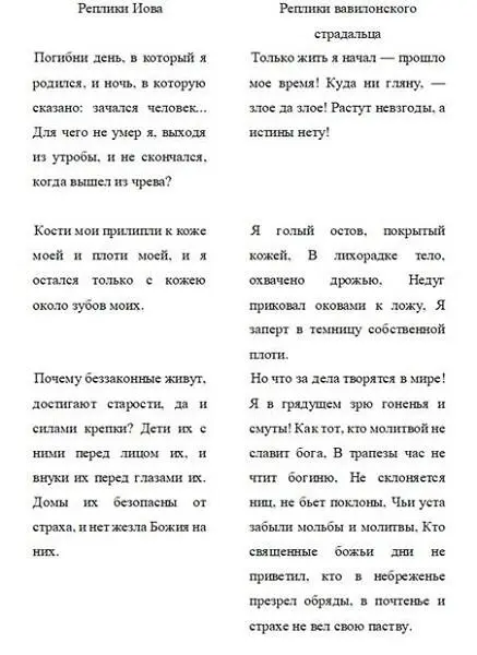 Как мы видим ряд реплик Иова представляют собой более сложные трансформации - фото 10