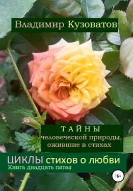 Владимир Кузоватов Тайны человеческой природы, ожившие в стихах. Циклы стихов о любви. Книга двадцать пятая обложка книги