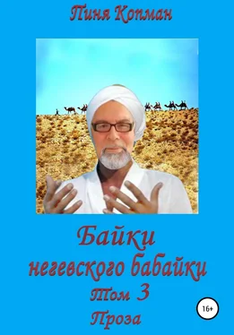 Пиня Копман Байки негевского бабайки. Том 3. Проза обложка книги