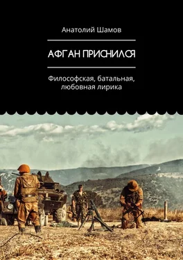 Анатолий Шамов Афган приснился. Философская, батальная, любовная лирика обложка книги