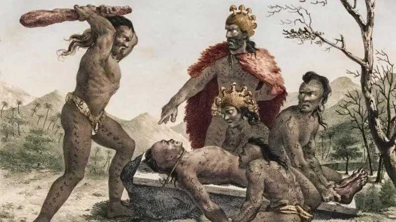 5 Человеческие жертвоприношения Hawaiian sacrifice from Jacques Aragos - фото 5