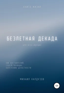 Михаил Калдузов Безлетная декада. Книга жизни обложка книги