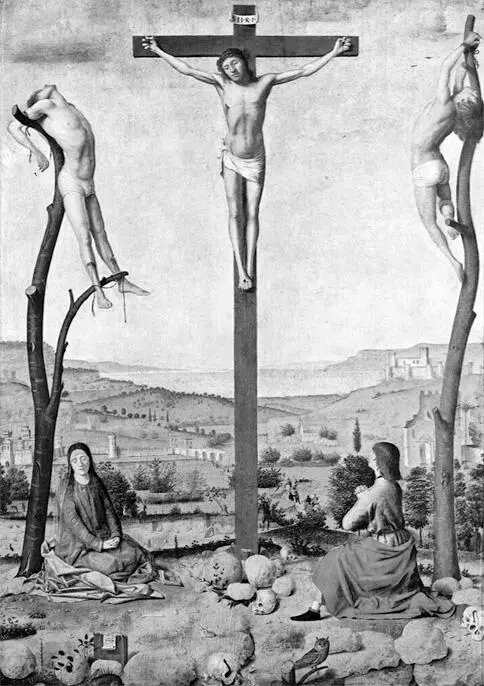 Рис 17 Антонелло да Мессина Antonello da Messina Распятие с Марией и - фото 17