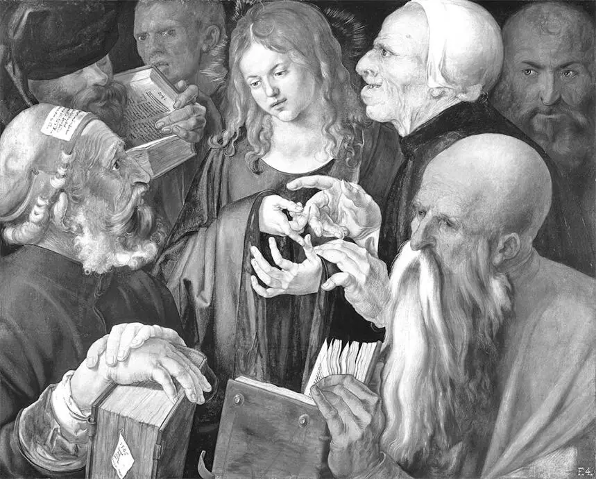 Рис 30 Христос среди Учителей Альбрехт Дюрер Якобы 1506 год Музей - фото 30