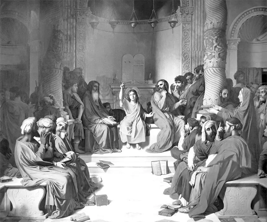 Рис 34 Христос среди Учителей Жан Огюст Доминик Энгр Musee - фото 34