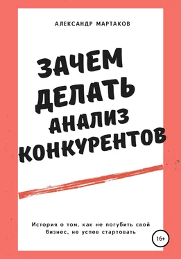 Александр Мартаков Зачем делать анализ конкурентов обложка книги