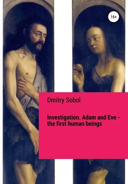 Dmitry Sobol Investigation. Adam and Eve. The First Human Beings обложка книги