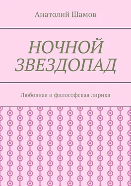 Анатолий Шамов Ночной звездопад. Любовная и философская лирика обложка книги