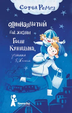 Софья Ремез Одиннадцатый год Гоши Куницына, ученика 5 «И» класса обложка книги