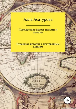 Алла Асатурова Путешествие сквозь пальмы и алмазы. Страшная история с нестрашным концом обложка книги