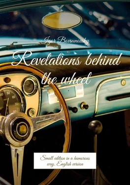 Igor Bovsunovsky Revelations behind the wheel. Small edition in a humorous way. English version обложка книги