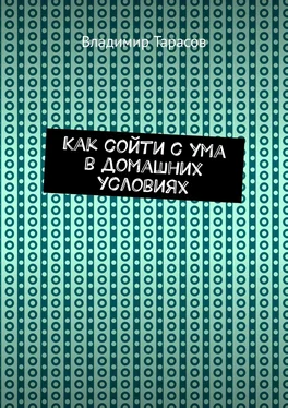 Владимир Тарасов Как сойти с ума в домашних условиях обложка книги