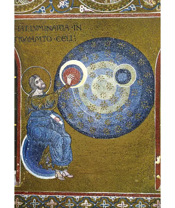 Рис 9 Фреска Сотворение мира Италия кафедральный собор в Монреале - фото 9