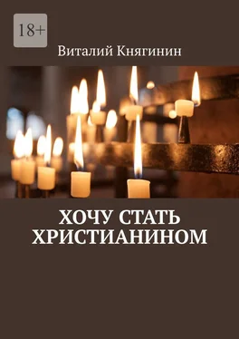 Виталий Княгинин Хочу стать христианином обложка книги