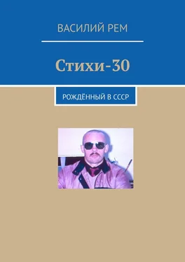 Василий Рем Стихи-30. Рождённый в СССР обложка книги