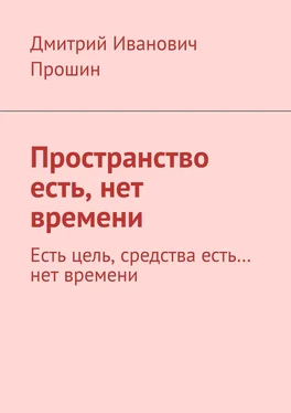 Дмитрий Прошин Пространство есть, нет времени. Есть цель, средства есть… нет времени обложка книги