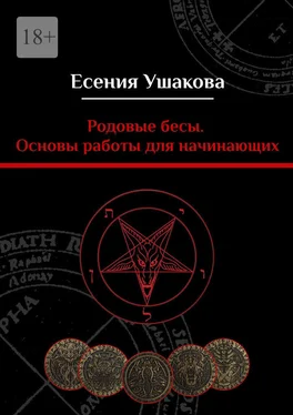 Есения Ушакова Родовые бесы. Основы работы для начинающих обложка книги