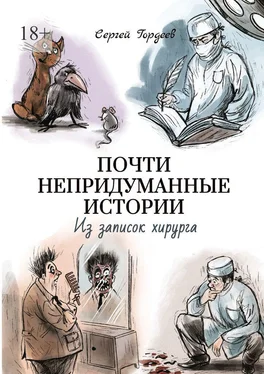 Сергей Гордеев Почти непридуманные истории. Из записок хирурга обложка книги