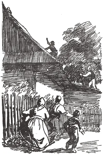 Вообразив что мать играет с ним Бобеш стал взбираться выше и выше Крыша - фото 7