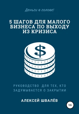 Алексей Швалёв 5 шагов для малого бизнеса по выходу из кризиса обложка книги