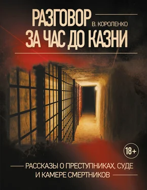 Владимир Короленко Разговор за час до казни. Рассказы о преступниках, суде и камере смертников обложка книги