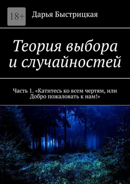 Дарья Быстрицкая Теория выбора и случайностей. Часть 1. «Катитесь ко всем чертям, или Добро пожаловать к нам!» обложка книги