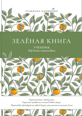 Гульнара Хакимова Зеленая книга. Учебник как быть счастливым обложка книги