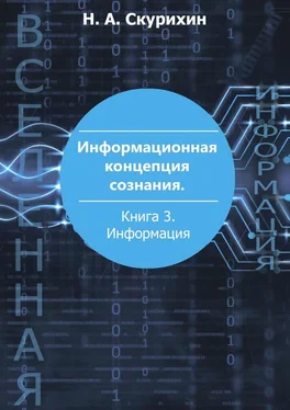 Николай Скурихин Информационная концепция сознания. Книга 3. Информация обложка книги
