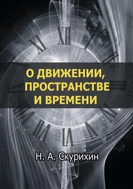 Николай Скурихин О движении, пространстве и времени обложка книги