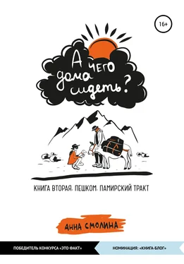 Анна Смолина А чего дома сидеть? Книга вторая. Пешком. Памирский тракт обложка книги