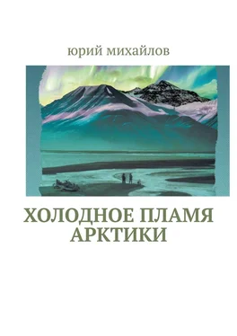 Юрий Михайлов Холодное пламя Арктики обложка книги