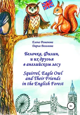 Елена Романова Белочка Филин и их друзья в английском лесу обложка книги