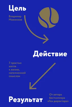 Владимир Моженков Цель-Действие-Результат. 7 простых шагов к жизни, наполненной смыслом обложка книги