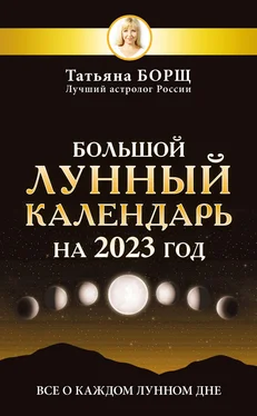 Татьяна Борщ Большой лунный календарь на 2023 год. Все о каждом лунном дне обложка книги