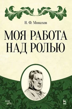 Н. Монахов Моя работа над ролью обложка книги