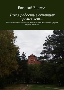 Евгений Вермут Тихая радость в объятиях зрелых лет… Психологические истории и фантазии в ироничной форме в прозе и стихах обложка книги