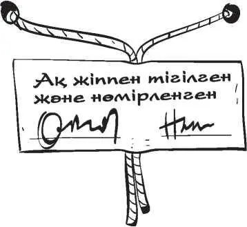 ДАНИЯЛ Яғни олар ақ жіппен тігілген бе жоқ па ТАЙЫР Болатын іс болады - фото 15