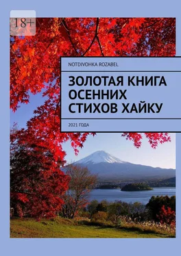 Notdivohka Rozabel Золотая книга осенних стихов хайку. 2021 года обложка книги