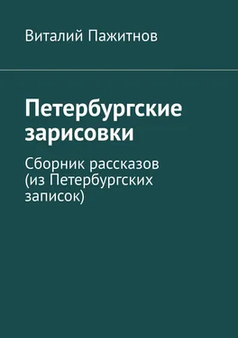 Виталий Пажитнов Петербургские зарисовки. Сборник рассказов (из Петербургских записок) обложка книги