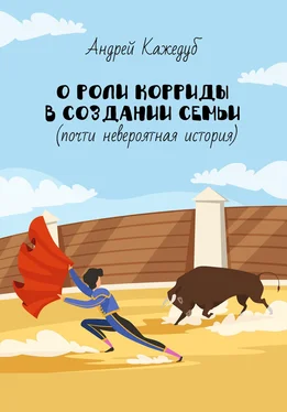 Кажедуб Андрей О роли корриды в создании семьи (почти невероятная история) обложка книги